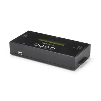 StarTech.com 1:1 Standalone SAS/SATA Hard Drive Duplicator/Copier and Disk Eraser/Wiper Perfo