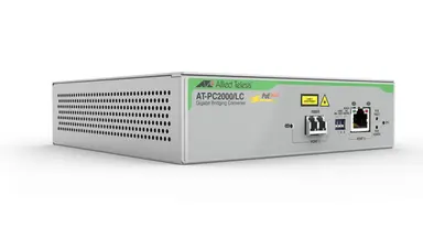 Allied Telesis TAA 1GB PoE+ Media Converter, LC Connect, image 4