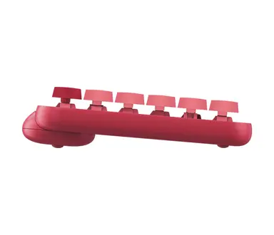 Logitech Pop Keys Wireless Mechanical Keyboard with Emoji Keys - HEARTBREAKER_ROSE - Bolt, image 7