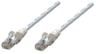 Intellinet 1.5 FT White Cat5e Snagless Patch Cable