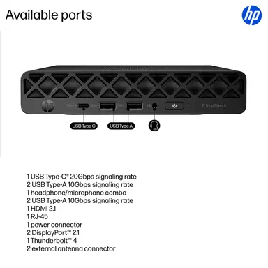 HP Elitedesk 8 MINIG1IU7265T32GB/512GBPC United States / Canada English, image 8