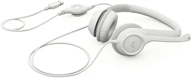 Logitech H390 USB Computer Headset - Off-White, image 6
