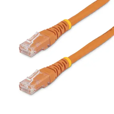 StarTech.com 15 ft Orange Cat6 Ethernet Cable Delivers Multi Gigabit 1/2.5/5GBPS & 10GBPS up, image 4