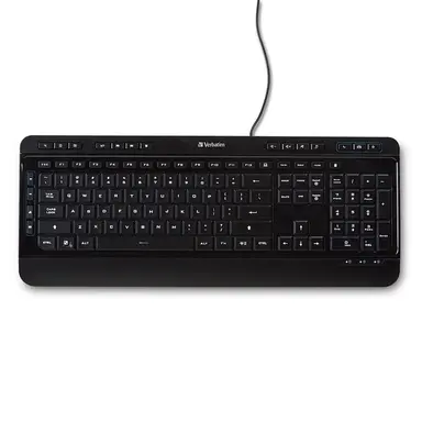 Verbatim Americas Illuminated Wired Keyboard, image 6
