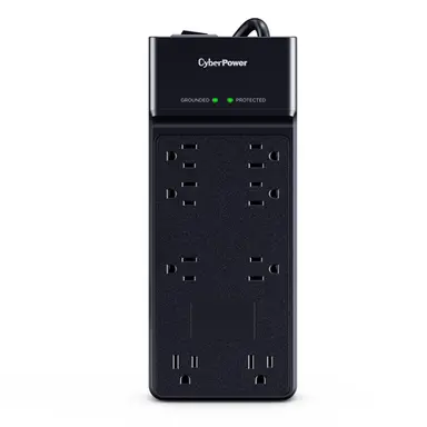 CyberPower Systems (USA) CyberPower Surge, Black, NEMA 5-15P Input - 8 - NEMA 5-15R Output - 1 Y, image 4