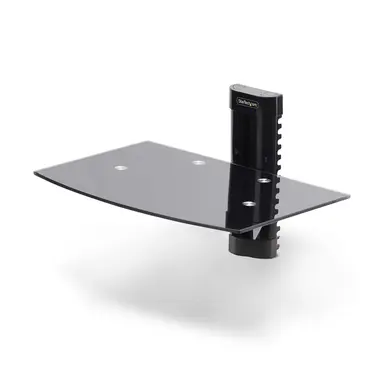 Floating Wall-Mounted AV Shelf Adjustable Height Shelf for Under TV Organize a