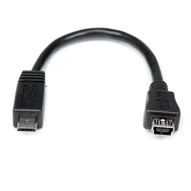 STARTECH.COM Connect Micro USB Devices Using A Mini USB Cable - Micro USB Male to Mini USB FE, image 4