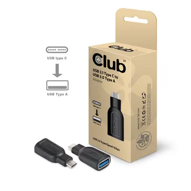 Club 3D B.V USB 5GBPS Type-C to Type-a M/F Adapter, image 6