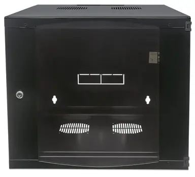 Intellinet 15U Double-Sectioned 19 in Wallmount Cabinet, Fully Assembled, Tempere, image 7