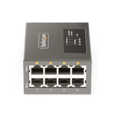 StarTech.com 4-Port Multi-Gigabit PoE Injector, 5/2.5G Ethernet (Nbase-T), POE/POE+/POE++, image 7