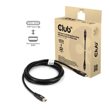 Club 3D B.V DP40 Mini DP to C 2M/6.56FT Cable, image 4