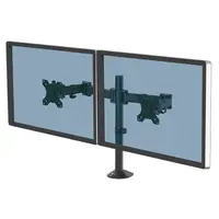 Fellowes Dual Monitor Arm Elevates Your Screens Off the Desk to Eliminate Clutter. Set U, image 3
