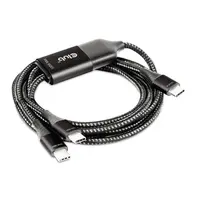 Club 3D B.V CLUB3D Is a USB-C to 2X USB-C Charging Cable (6 ft M/M). Fast Charge, image 3