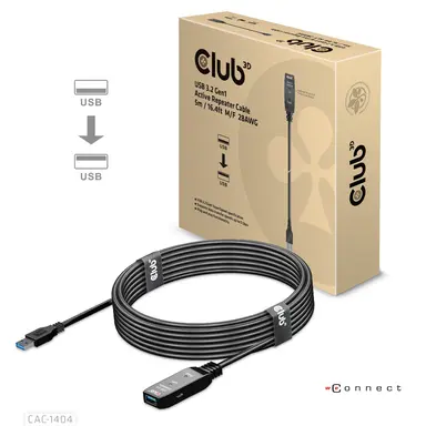 Club 3D B.V USB-a Active Repeater Cable 5M/16.40FT, image 6