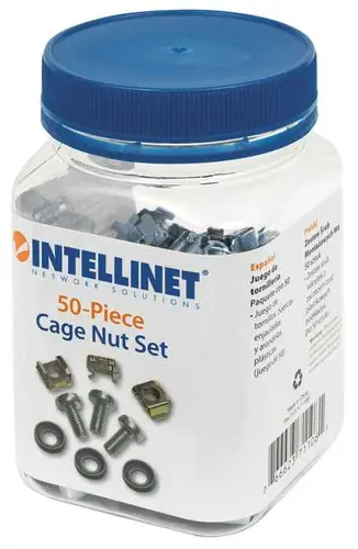 Intellinet 50 Piece M6 Cage Nuts, image 4