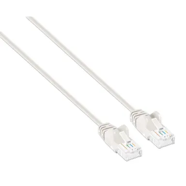 Intellinet Cat6a U/UTP Slim Network Patch Cable, 0.5 FT., White, image 6