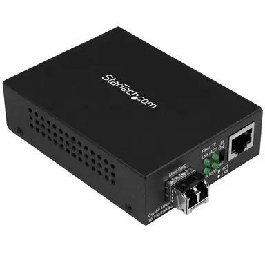 StarTech.com Convert and Extend Different Networks Over a Gigabit Fiber Cable Connection up
