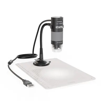 Plugable Technologies Plugable USB 2.0 Digital Microscope with Flexible Arm Observation Stand Compatib