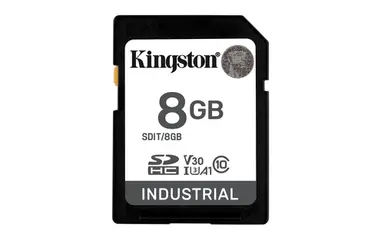 Kingston 8GB Sdhc Industrial -40C to 85C C10 Uhs-I U3 V30 A1 Pslc, image 4