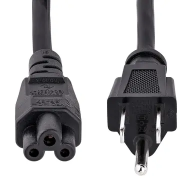 StarTech.com 6 ft Laptop Power Cord NEMA 5-15P to IEC C5 AC Power Cord for Most Notebooks PO, image 8