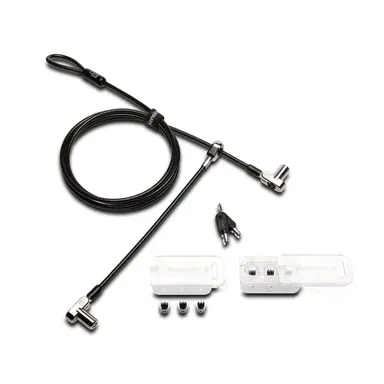 Kensington Computer Universal 3-IN-1 Keyed Cable Lock - Twin Lockheads - Keyed Different