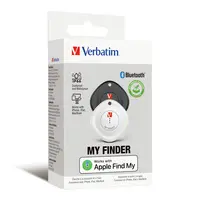 Verbatim Americas My Finder Bluetooth Tracker 2PK Black, White, image 3