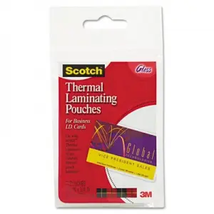 3M Display Materials And Syste Thermal Pouches Business Card