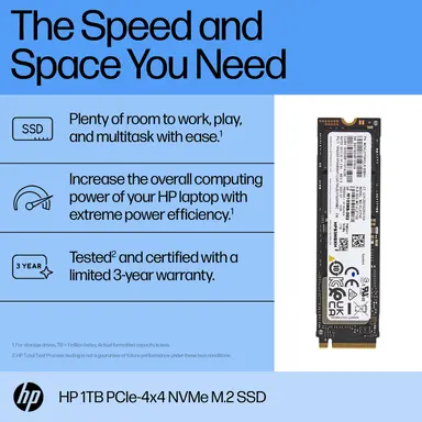 HP 1TB PCIe NVMe SSD, image 6