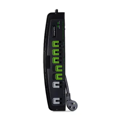 Cyberpower Systems (USA) 7 OL Energy Saving Surge Protector (4 Energy Saving 1 MASTER) 2100J 5CORD TH