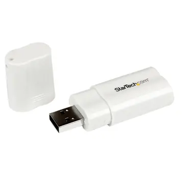 StarTech.com Turn a USB Port into a Stereo Sound Card - USB Sound Card - USB External Sound