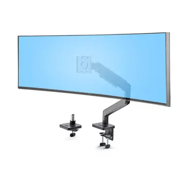 StarTech.com Monitor Desk Mount for up to 49 in 32:9 Ultrawide Curved Screens, Mechanical Spri