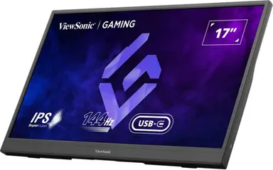 ViewSonic 17.3 Portable 1080P 144HZ IPS Gaming Monitor with Freesync and 60W USB-C, image 6