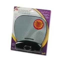 3M Display Materials and Syste Gel Mousepad Wrist Rest with Antimicro