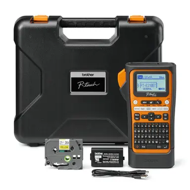 Brother International Corporat PT-E310BT Wireless Industrial Handheld Labeling Tool W/ USB-C & Bluetooth Connec, image 8