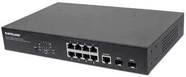 IPS-08GM02-140W - 8-PORT Gigabit Ethernet POE+ Web-Managed Switch with 2 Sfp PO