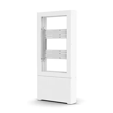 Chief Manufacturing 43 Inch B2B Portrait Floor Kiosk White