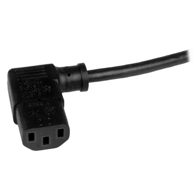 StarTech.com 3 ft (0.9 m) 18AWG Flexible Computer Power Cord W/ NEMA 5-15P and Right-Angle IEC, image 6