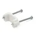 StarTech.com 100 Medium Cable Clips with Nails - Internal Dimensions 0.49INX0.31IN - Durable, image 5