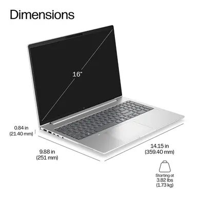 HP EliteBook 6 G2A 16AI RA7P450 16 16GB/512 PC AMD RAI7PRO450, 16 WUXGA Agleduwv, image 7