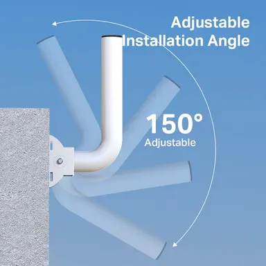 Omada Networks by TP Link Pole/Wall Mount Kit for Outdoor Access Point - Flexible Installation, image 8