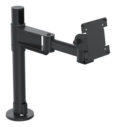 Spacepole 75/100 VESA Elbow Arm Mount Black
