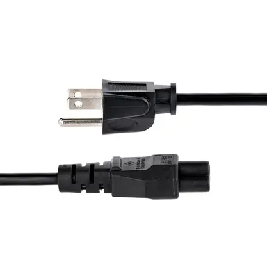 StarTech.com 6 ft Laptop Power Cord NEMA 5-15P to IEC C5 AC Power Cord for Most Notebooks PO, image 7