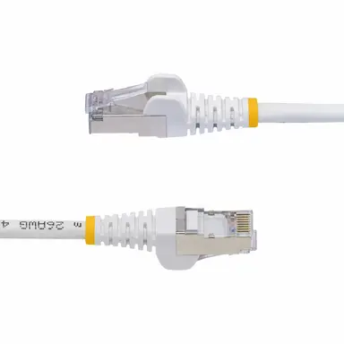 StarTech.com 1 ft White Cat8 Ethernet Cable, Snagless RJ45, 25G/40G, 2000MHz, 100W PoE, S/FTP, image 7