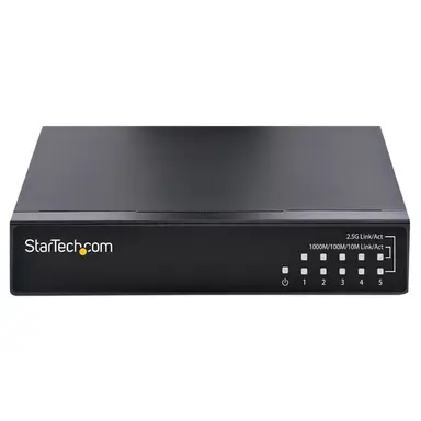 StarTech.com Unmanaged 2.5G Switch - 5-Port Gigabit Switch - 2.5GBASE-T Unmanaged Switch - DE, image 4