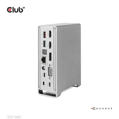 Club 3D B.V Club 3D USB-C GEN2 Triple Display DP Alt Mode + Smart PD Charging Dock, image 4