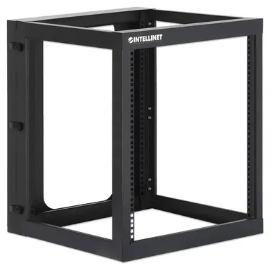 Intellinet 19 In. Wall Mount 4-Post Open Frame Network Rack, 12U, image 6