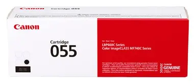 Canon Laser 055 Black Toner Cartridge - for Use with LBP664CDW, MF741CDW, MF743CDW, MF745CDW