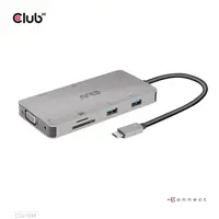 Club 3D B.V Usbc 9-in-1 Hub with HDMI, VGA, 2X USB-a, image 3
