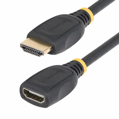 StarTech.com 18 in (0.5 m) HDMI 2.0 Extension Cable, High Speed HDMI Port Saver Cable, 4K 60HZ, image 4