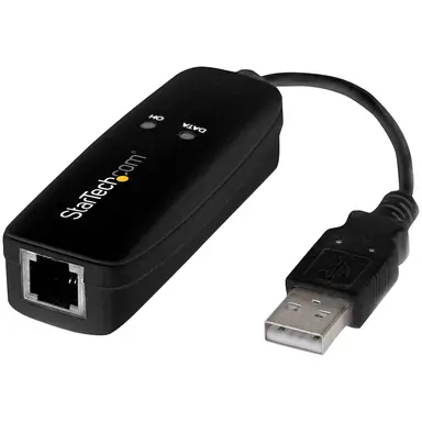 StarTech.com USB 2.0 Fax Modem Adds Data, Voice Fax Support to Computer/Laptop; for Faxing